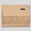 250g Large Soft Silky Pashmina Shawl Wrap Scarf in Solid Color Pure Winter Warm Wool Cashmere Ladies Spring Scarves for Woman 4