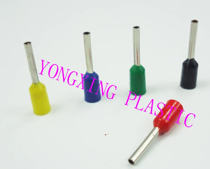 

100pcs/lot E7508 20AWG(0.75mm2)Bootlace cooper Ferrules kit set Wire Copper Crimp Connector Insulated Cord Pin End Terminal