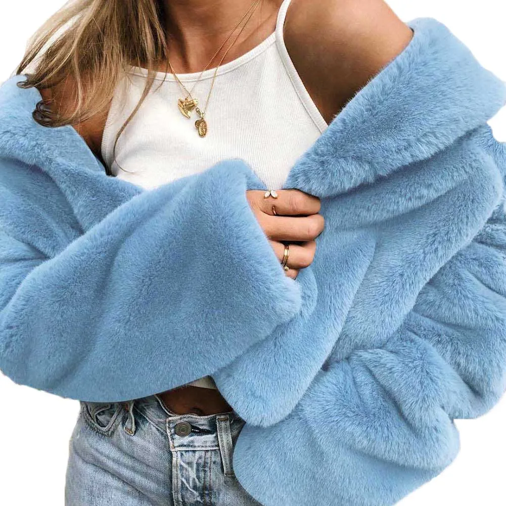 Reversible Coats for Women,NEWONESUN Winter Keep Warm Faux Fur Coat Bomber Jacket Outwear Cardigan