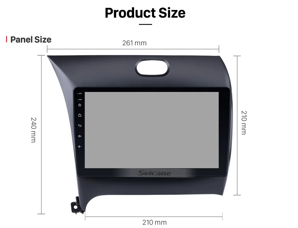 Top Seicane 2Din HD Android 6.0/7.1/8.1 9" GPS Car Autoradio Head Unit For KIA K3 CERATO FORTE 2013 2014 2015 2016 Multimedia Player 17