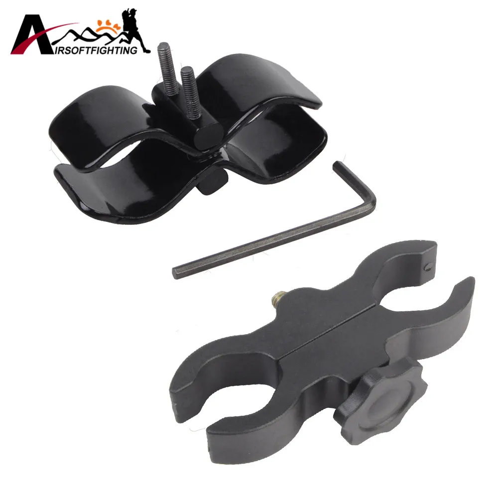 Tactical Hunting Rifle Gun Scope Mount Bracket Clip For Flashlight