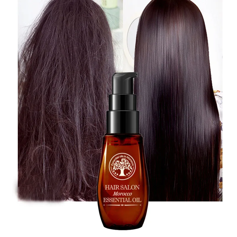 

Vitamins Hair Oil Serum Argan Treatment Keratin Care Hairs Straightening Natural Repair Dry Curly Nursing Growth Prevent Loss LQ