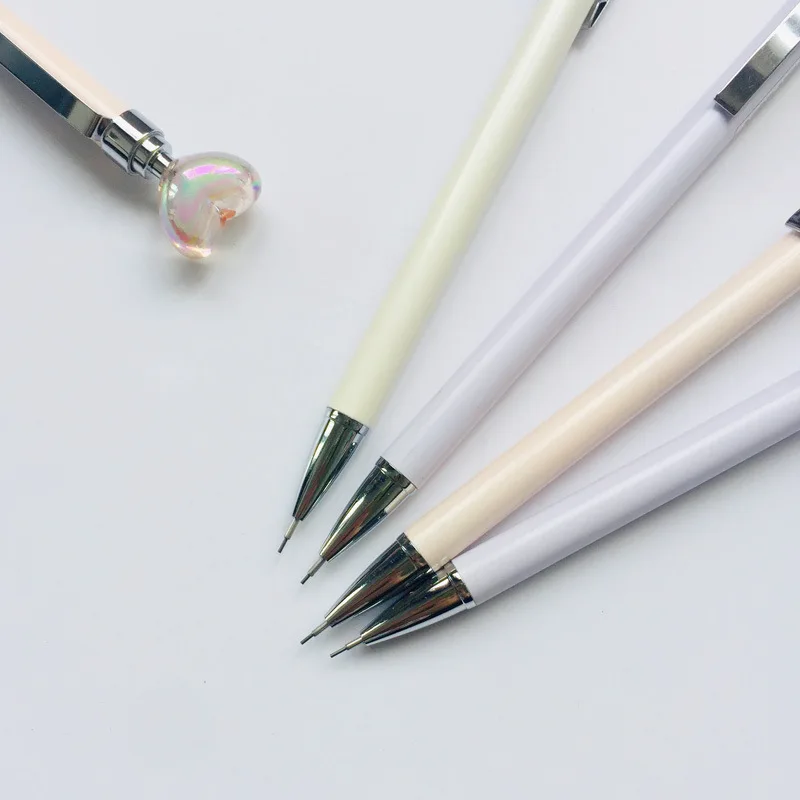 0,5 мм любовь Алмазная головка механический карандаш студенческий карандаш автоматическая ручка для детей школьные офисные принадлежности