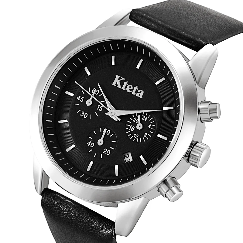 

2019 New Fashion Business Men Watch 30M Waterproof Leather Casual Quartz Watches Men Date Male Clock Wristwatch Zegarki Meskie