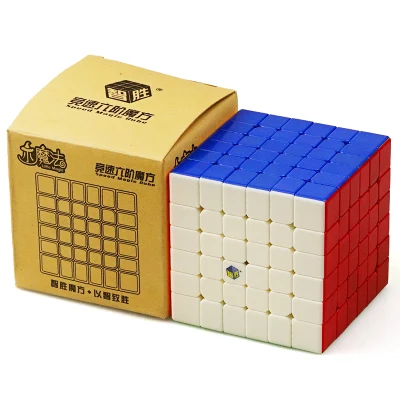 Yuxin магический куб 6x6x6 Скоростной без наклеек Little Magic 6x 6 | Игрушки и хобби