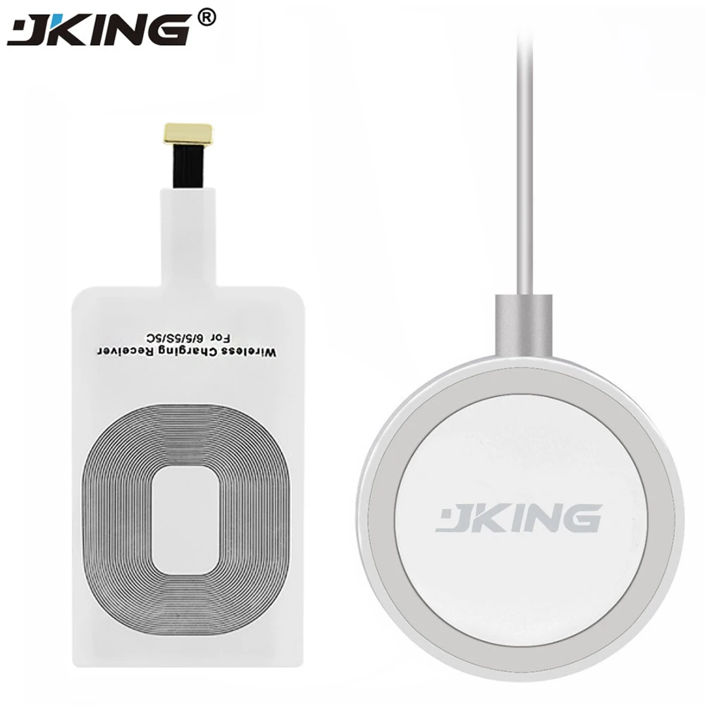 JKING 1 комплект Беспроводное зарядное устройство Qi + беспроводной зарядный