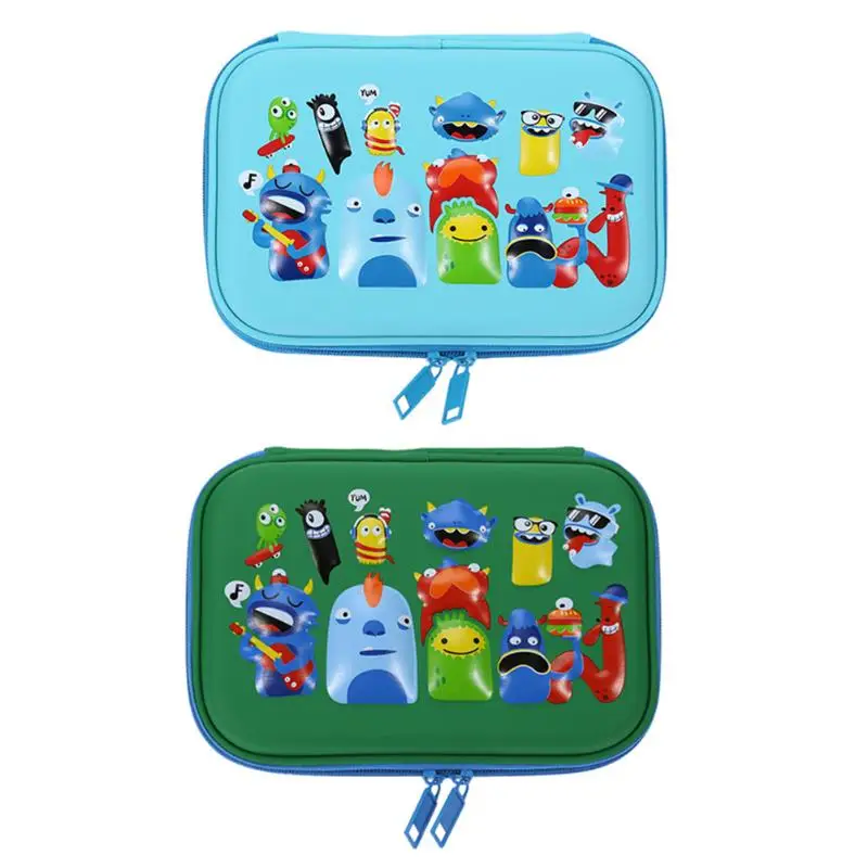 

EVA Zipper Pencils Case Box Student Cute Cartoon Animal Pencilcase Pen Stationery Pouch Bag School Supplies Material Escolar