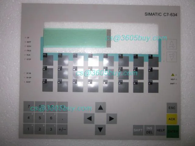 

6av6574-2ac00-2aa0 c7-634 Keysters Mask Membrane Switch