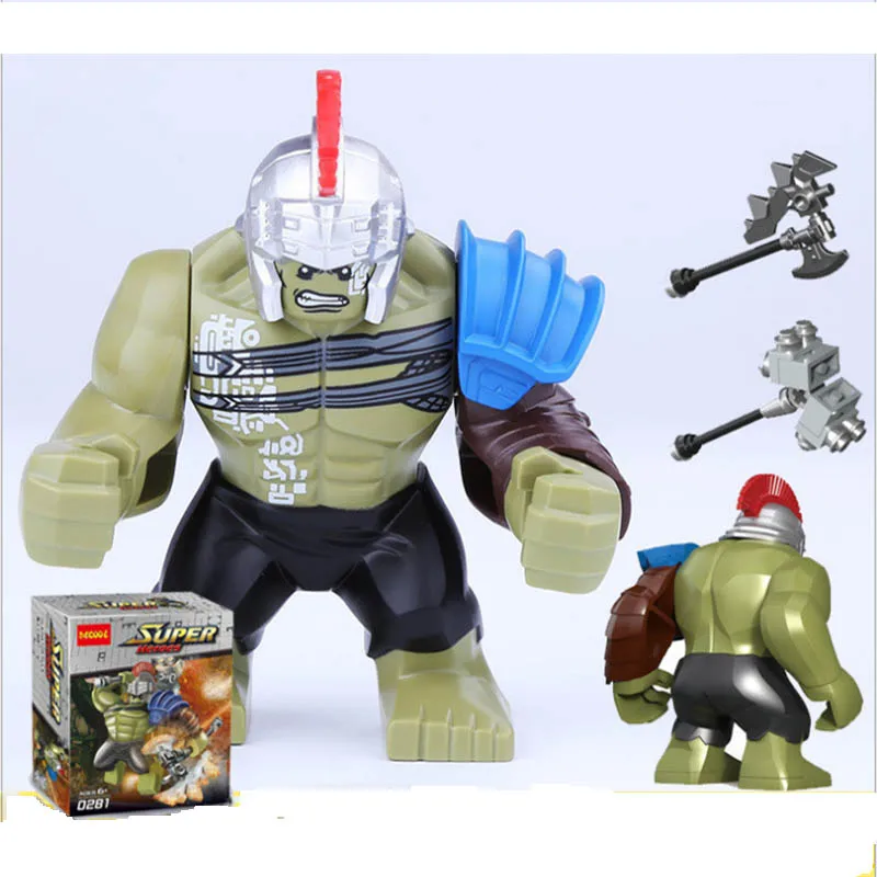 

Single Sale LegoINGlys Super Heroes Big Size Hulk Sinetro Venom Thanos Carnage Black Dwarf Mini figures Blocks Toys Boys GIFT
