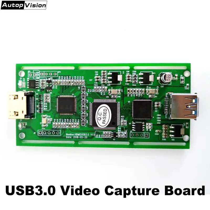 

Factory Direct 10pcs/lot VC30 USB3.0 Video Capture Card Box board support 720P/1080/2K HDMI input Windows Linux IOSX Android