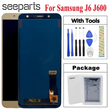 

5.6inch TFT For Samsung Galaxy J6 2018 J600 J600F J600Y LCD screen Display and touch Glass pannel Assembly Can adjust brightness