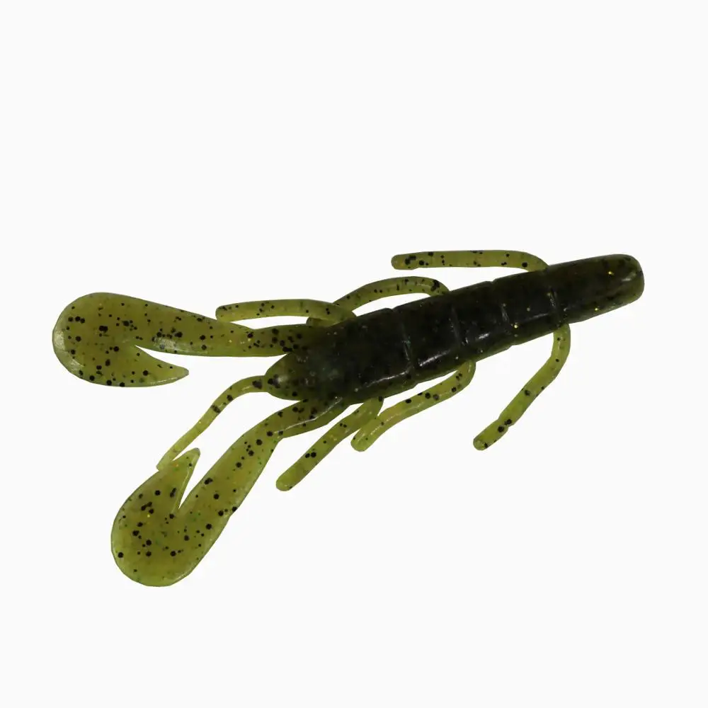 BassLegend-рыболовная Мягкая приманка ультра Vibe speed Craw Bass Lure 90 мм/5,6 г 6 шт