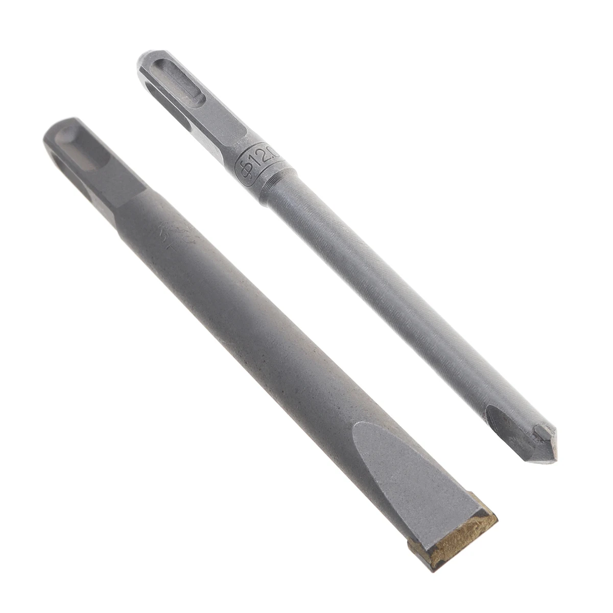 13 x 160mm Flat Type + 12 x 150mm Pointed Chisel Square Handle Threadless Electric Hammer Drill