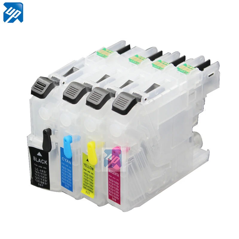 

4pcs LC563 lc565 lc567 with ARC chip refillable ink cartridge for brother MFC-J2310 J2510 J3520 J3720 J6520DW J6720DW J6920DW