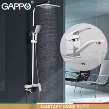 GAPPO Смесители для ванной комнаты Смеситель для ванной смеситель для раковины латунный Смеситель для воды набор сантехники