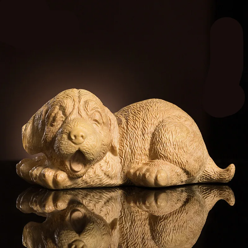 

Creative Design Quality Boxwood Exquisite Handmade Carving Craft Pocket Handle Pieces Tea Pet Decorate Craft
