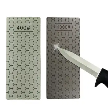 

Hot Sale High Quality Professional 400/1000 Knife Diamond Sharpening Whetstone Knives Thin Sharpener Sharpening Stone