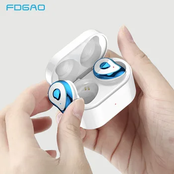 

FDGAO Wireless Mini Bluetooth Earphone For Xiaomi Huawei iPhone TWS Stereo Earbuds Sport Headset Ear Phone With Mic Charging Box