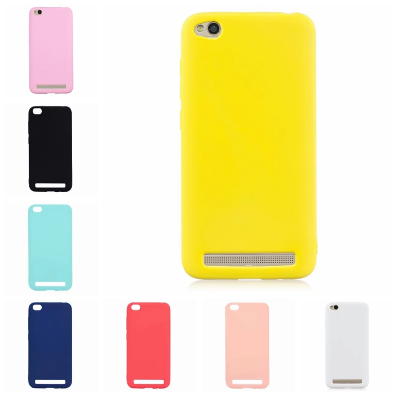 

For Xiaomi Redmi 5A Case Cover Soft Silicone Candy Color Phone Case For Xiomi Redmi 5A A5 5.0 Phone Back Fundas Redmi 5A Case
