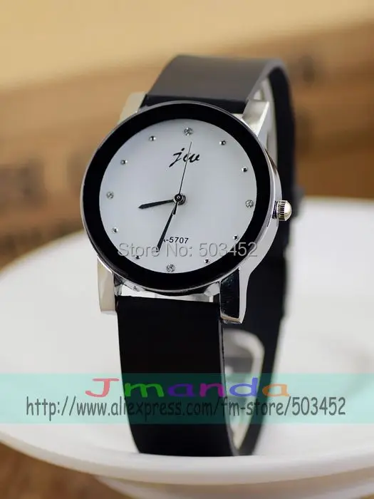 100 шт./стандартный дизайн силиконовые часы кварцевые модные женские наручные