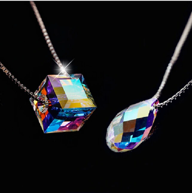 MHS.SUN crystal chain necklace for women jewelry 1pclot