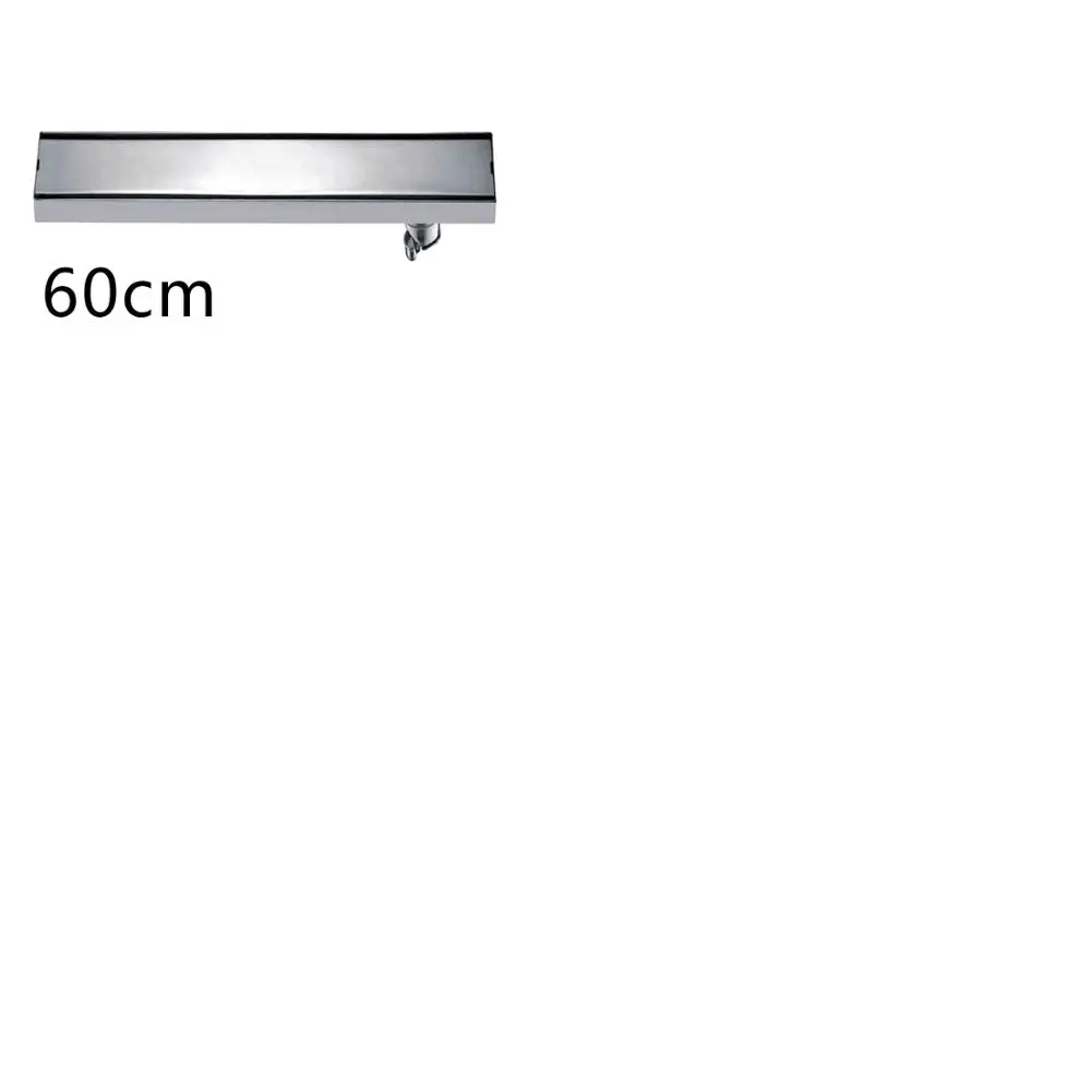 DCAN линейные Канальные сливные ворота 60 см 80 см 100 см 120 см SUS304 нержавеющая сталь дезодорирующий тип боковой ряд душевой трап - Цвет: UB-DL060-Side row
