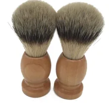 Высококачественная мини-Мужская щетка для бритья из Натурального Волоса барсука лучшая дорожная щётка с деревянной ручкой для макияжа бороды Новинка