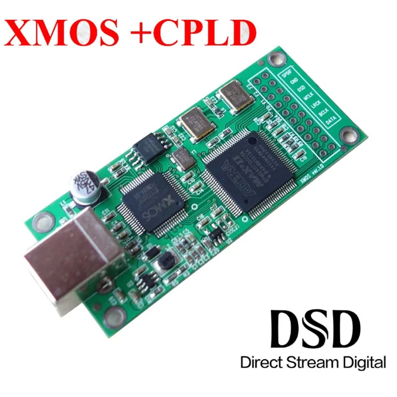 Обновление Кристалл XMOS XU208 ЦАП+ CPLD карта цифровой интерфейс USB ies DSD выход для AK4497 ES9018 ES9028 ES9038 декодер E4-007