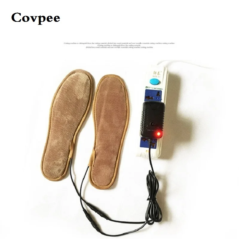 Covpee зимние согревающие USB с электрическим питанием стельки с подогревом для обуви и сапог, сохраняющие тепло ноги, новые USB стельки с подогревом для мужчин и женщин