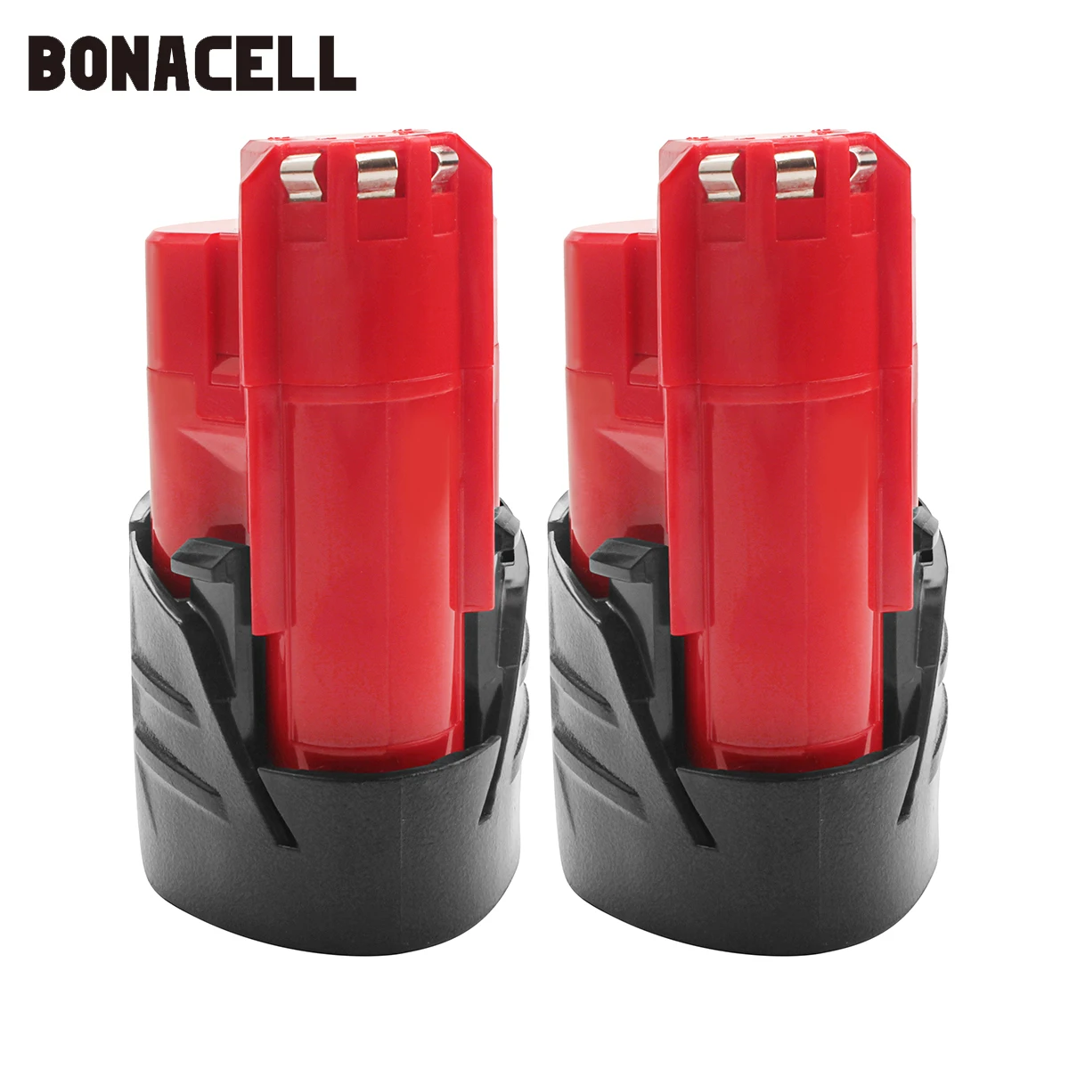 Bonacell 12V 2000mAh литий-ионная аккумуляторная батарея, аккумулятор для электроинструмента Милуоки М12 48-11-2401 48-11-2440 L50 - Цвет: 2 PACK