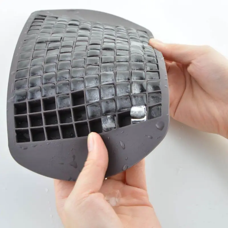 

2017 New Creative Silicone Ice Cube Tray Mold Ice Mold Maker Silicone Ice Lattice Grid Small Squares Crushed