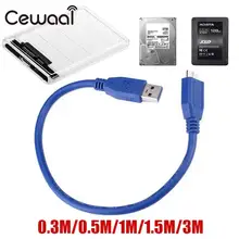0.3m 0.5m 1m 1.5m USB 3.0 A To Micro B Cable External Hard Drive Disk Wire Adapter High Speed Hard Drive Cable 0.3m 0.5m 1m 1.5m USB 3.0 A To Micro B Cable External Hard Drive Disk Wire Adapter High Speed Hard Drive Cable