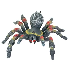 1 шт. паук статуэтки, миниатюры реалистичные куклы моделирования макет паука украшения обои для рабочего стола коллекция Украшения