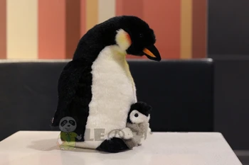 

Penguin mother and child figurine penguin plush toy plush toy Antarctic penguin plush toy 26cm