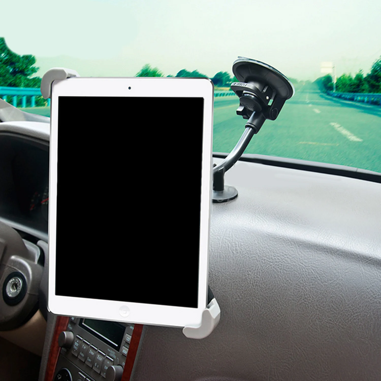 Besegad Универсальная автомобильная Регулируемая вращающаяся на 360 градусов авто Подставка для планшета с присоской для iPad mini 2 3 4 Pro Air
