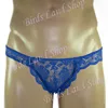 Mens Lace Sexy Underwear G2929 Rose Flower Lace Low Rise pouch Tanga Royal 1