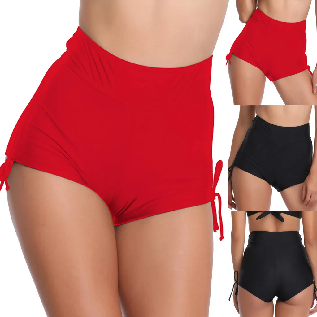 red bathing suit bottoms