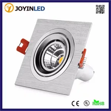 10 шт. Светодиодный прожектор лампы держатель GU10/MR16 освещение СИД Downlights светлое пятно/галогенная GU5.3 пятно лампы круглые светильники Алюминий