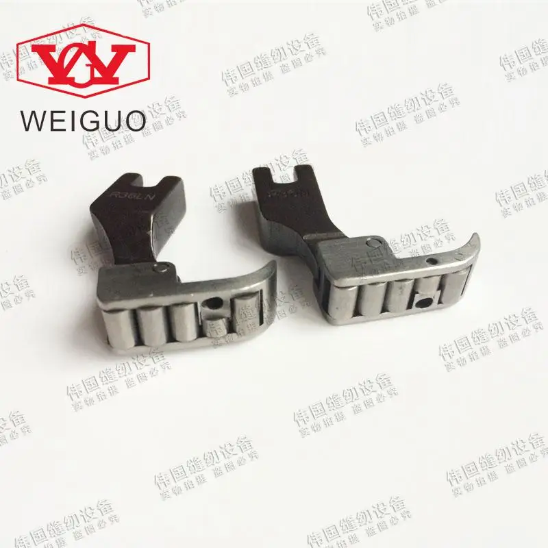 

Flat wagon wheels unilateral presser foot Leather unilateral roller presser foot R36LN left pinhole R36N right pinhole