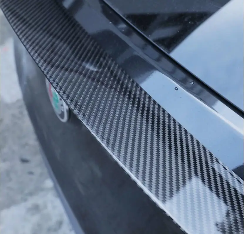 Углеродное волокно для автомобиля заднее крыло багажника выступ Спойлеры для Alfa Romeo Stelvio