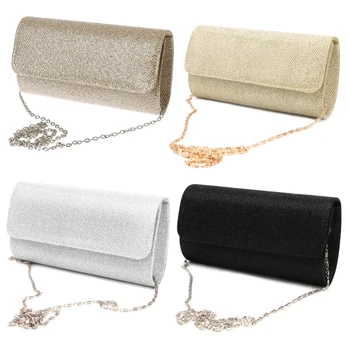 

THINKTHENDO Women's Evening Shoulder Bag Bridal Clutch Party Prom Wedding Handbag