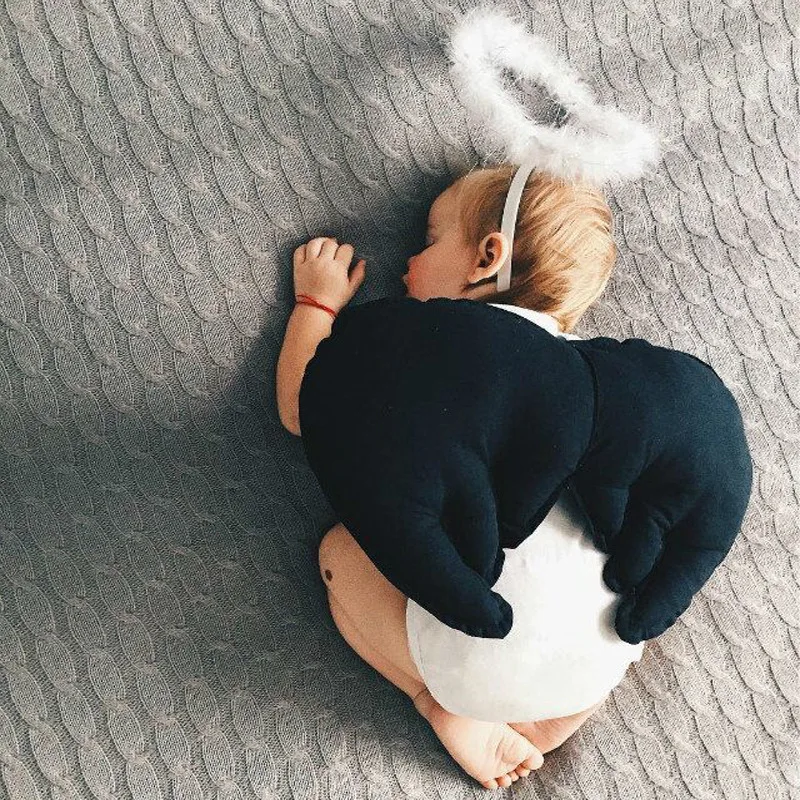 Harga Bayi Perlindungan Pad Balita Bantal Bayi Baru Lahir Leher Lucu Sayap Malaikat Perawatan Drop Resistance Bantal