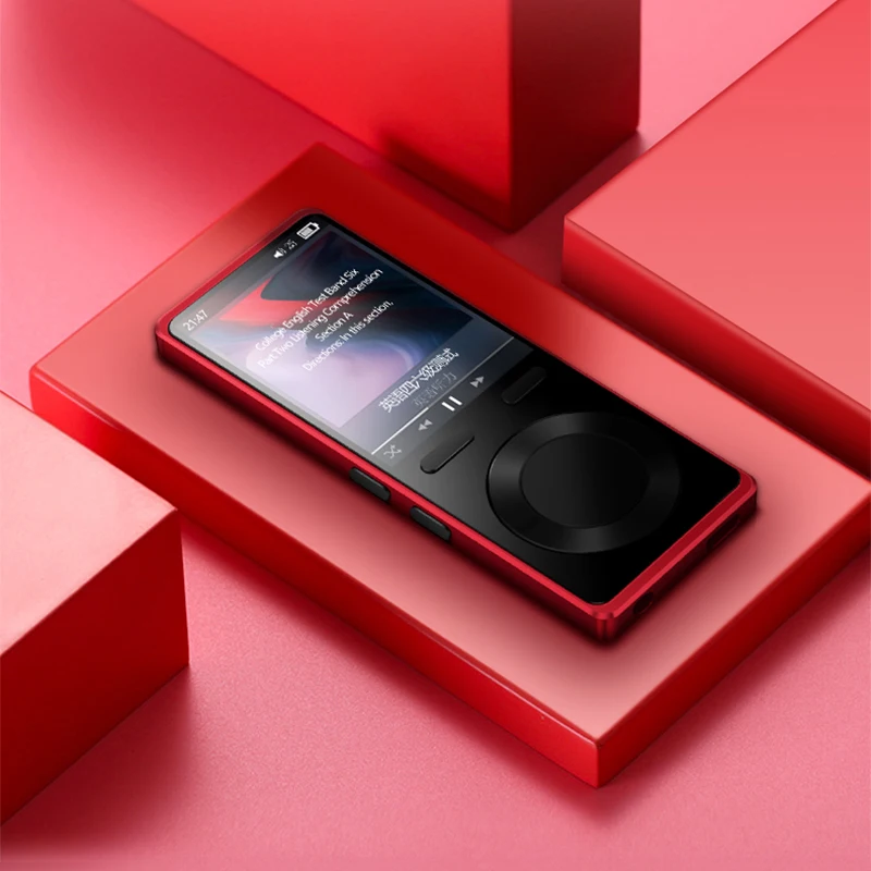 MECHEN X1 1.8 inch Digital Bluetooth MP3 Player Portable aptX Lossless HIFI Music Player TF FM Alarm Clock Recording Support