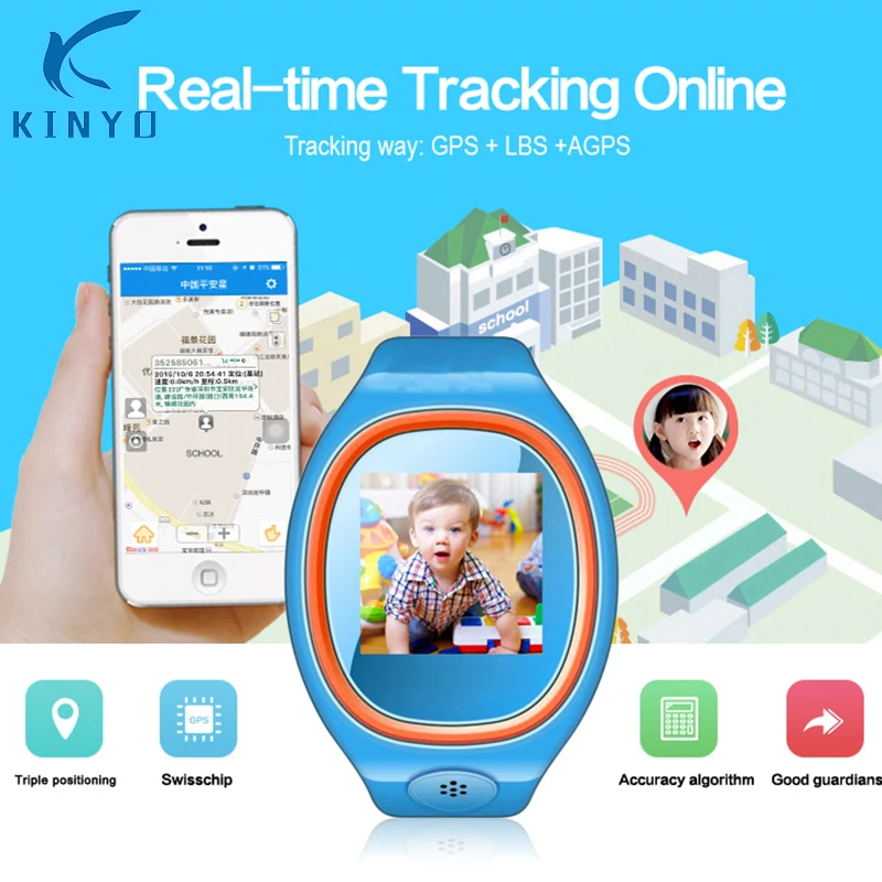 

Accurate Cute Kid watch Kid Wrist Smart Watch With SOS GPS LBS track online Child montre intelligent Wristwatch For Kid gifts