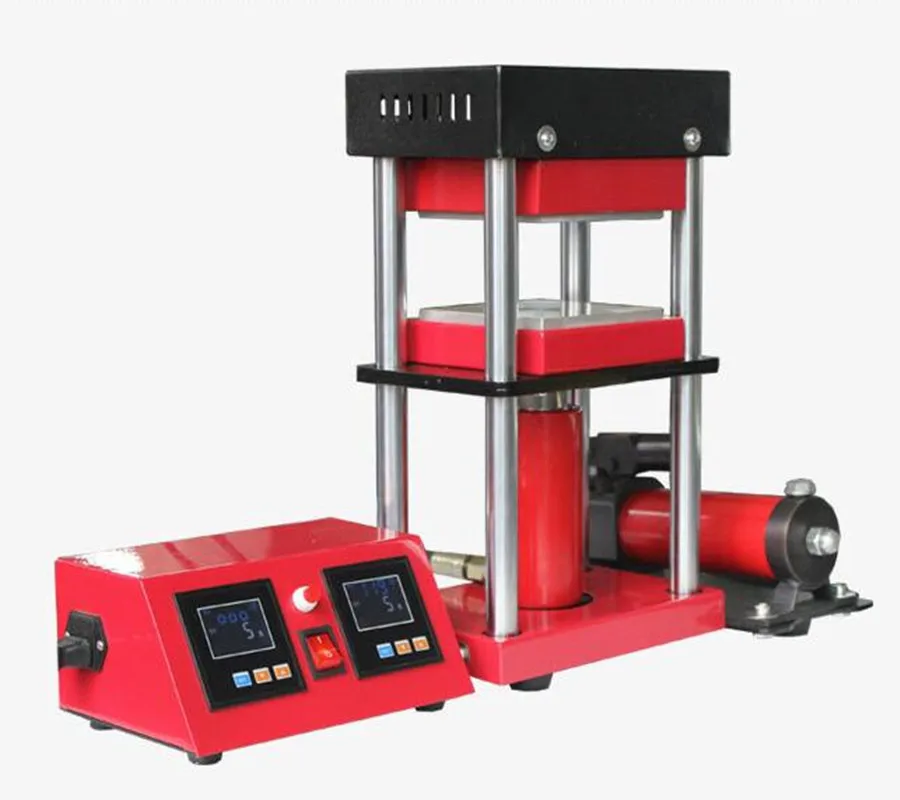 

LCD display rosin heat press machine control box movable 5 tons pressure machine