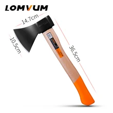 LOMVUM топор Томагавк топор с деревянной ручкой топор из высокоуглеродистой стали топор для выживания на открытом воздухе кемпинг ручной инструмент для работы по дереву