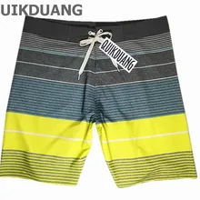 QUIKDUANG пляжные шорты мужские пляжные шорты из эластана и спандекса быстросохнущие модные шорты-бермуды в полоску повседневные шорты новинка