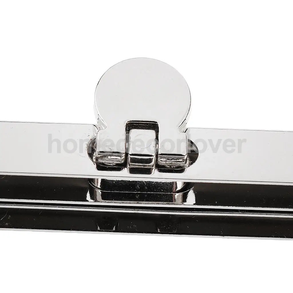 19cm Metal Purse Frame Wallet Clasp Fastening Bag Handle DIY Accessories High Quality Electroplated Alloy