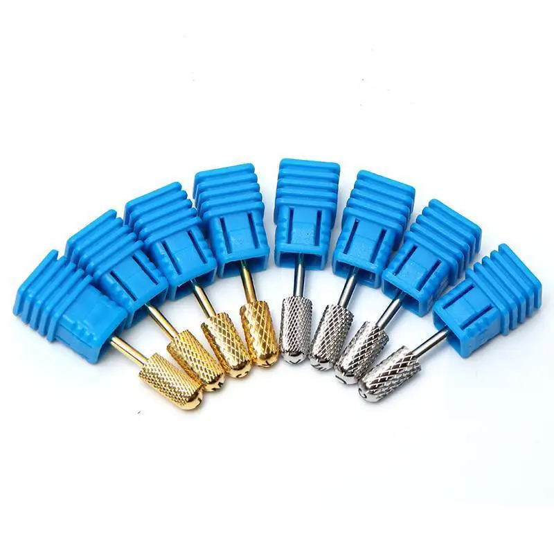 

2.35mm 3/32'' Barrel Smooth Top Safety Nail Art File Drill Bit Manicure Electric Carbide Nail Drill Bits