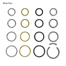 16 г 14 г сегмент Нос Кольца перегородка кликер пирсинг многоразовые хряща ювелирные изделия с подвеской в виде соски хирургическая сталь Анти-аллергия